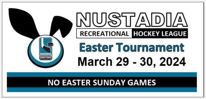 The NRHL Easter Tournament is back ...